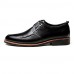 Men's Shoes Office & Career/Casual Leather Oxfords Black/Brown  