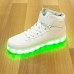  New Arrival LED Shoes High LED light luminous shoes USB charging Best Seller High Top Basket Fashion Sneakers Black / White / Red   