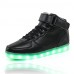  New Arrival LED Shoes High LED light luminous shoes USB charging Best Seller High Top Basket Fashion Sneakers Black / White / Red   