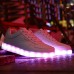  New Arrival Men's LED Shoes USB charging Outdoor/Athletic/Casual Best Seller Fashion Sneakers Blue/Navy   
