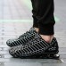 Men's Running Shoes Leather Black / Silver / Gold  