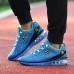 Men's Shoes Basketball/Athletic/Casual Tulle Leather Fashion Air cushion Shoes Black/Bule/Green  