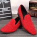 Men's Shoes Amir New Style Hot Sales Wedding / Night Club & Party Leather Oxfords Black / Red  