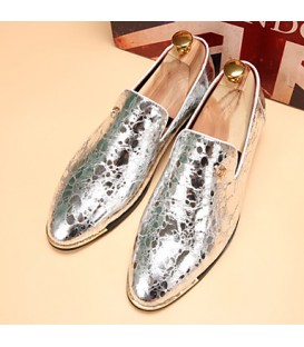 Men's Shoes Casual  Loafers Black / Blue / Silver / Gold  